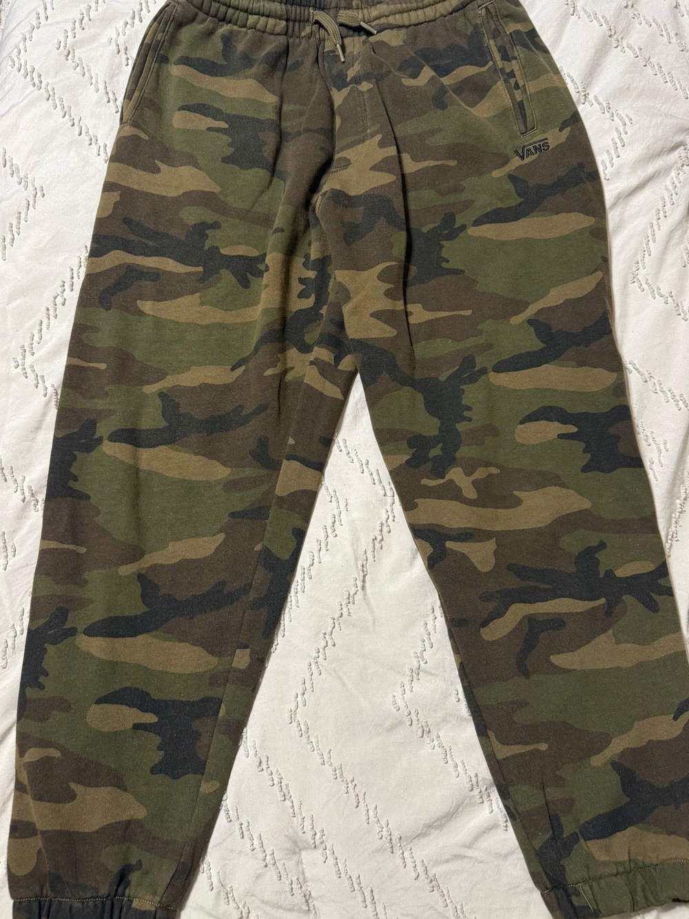 Vans Camo Jogger Pants - Green Camo